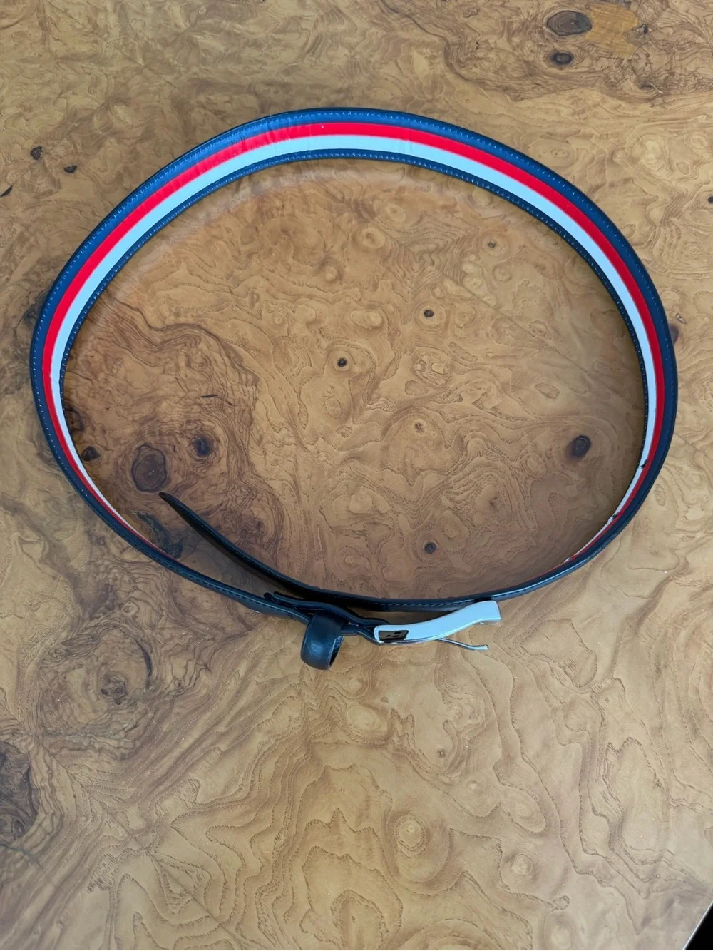 Tommy Hilfiger Flag Belt Boys Size M 26-28 Black